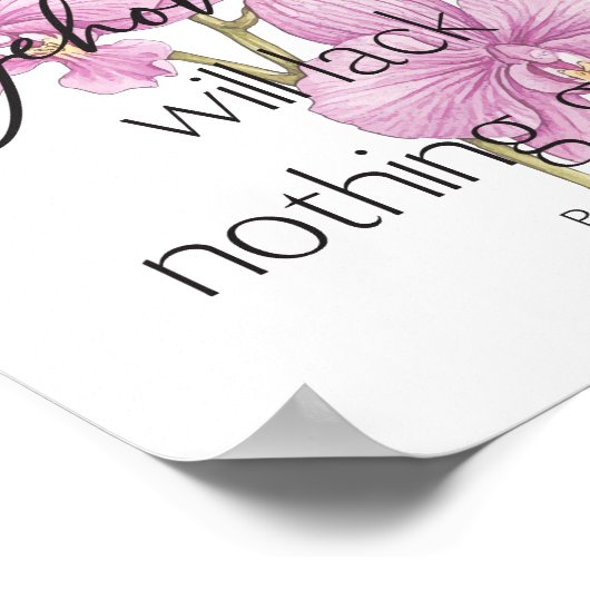 Diejenigen, die die Kunst der Jehovah-Mauer mit Or Poster (Ecke)