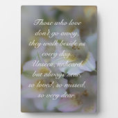 Diejenigen, die die Liebe nicht weggehen, Fotoplatte (Vorderseite)