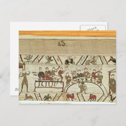 Diejenigen, die ein Bankett für William I vorberei Postkarte (Vorne/Hinten)