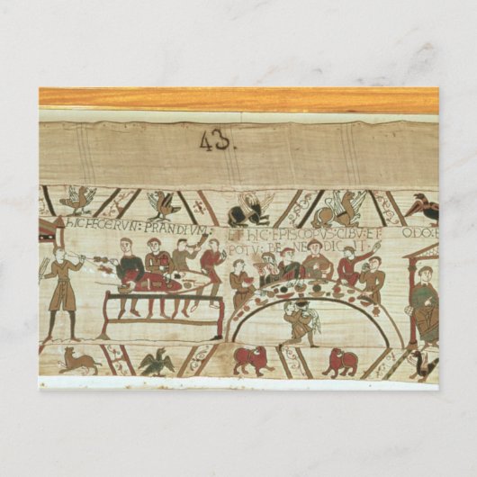 Diejenigen, die ein Bankett für William I vorberei Postkarte (Vorderseite)