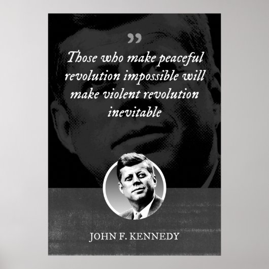 Diejenigen, die eine friedliche Revolution unmögli Poster (Vorne)