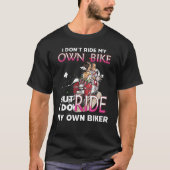 Diejenigen, die Motorräder lieben, denken an diese T-Shirt (Vorderseite)
