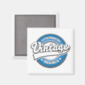 Diekirch luxemburgisches Retrologo Magnet (Vorderseite/Rückseite)