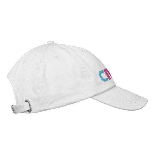 Dieline CMYK Signature Vater Cap Bestickte Baseballkappe (Rechts)