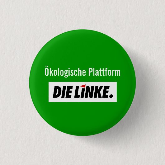 DieLinke Ökologische Plattform Button (Vorderseite)