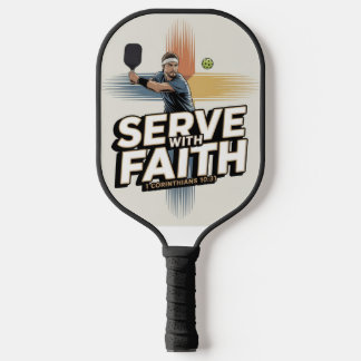 Diene Mit Glauben Christliches Pickleball-Paddel Pickleball Schläger