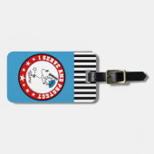 Dienen Sie und schützen Sie Polizisten Gepäckanhänger (Vorderseite horizontal)