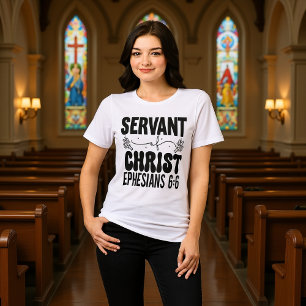Diener Christi Epheser 6:6 Identität T-Shirt Tri-Blend Shirt