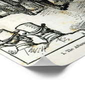 Dienst an der jüdischen Synagoge Poster (Ecke)