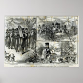 Dienst an der jüdischen Synagoge Poster (Vorne)