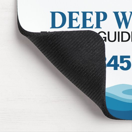 Dienst "beruflicher Fischereiführer" Mousepad (Ecke)