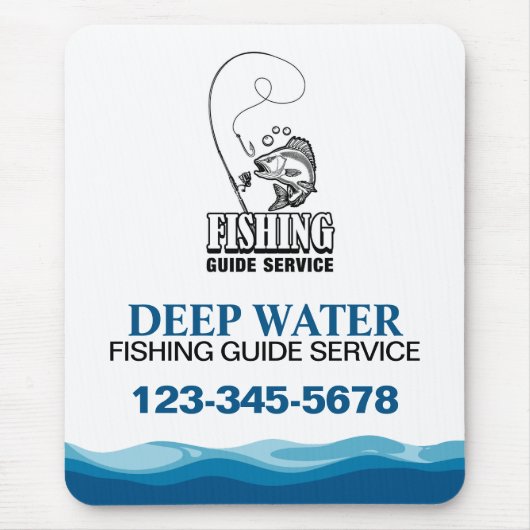 Dienst "beruflicher Fischereiführer" Mousepad (Vorne)