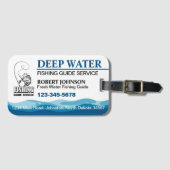 Dienst des Fischereileitfadens Gepäckanhänger (Vorderseite (Horizontal))