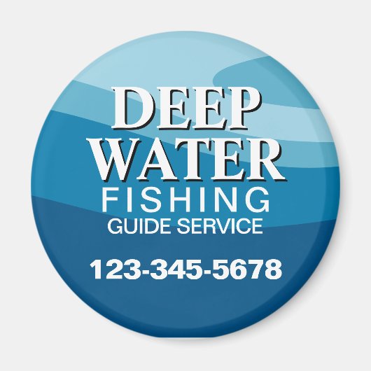 Dienst des Fischereileitfadens Magnet (Vorne)