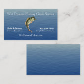 Dienst des Fischereileitfadens Visitenkarte (Vorne/Hinten)