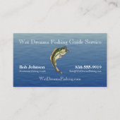 Dienst des Fischereileitfadens Visitenkarte (Vorderseite)