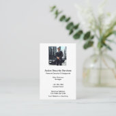 Dienst für die persönliche Sicherheit Visitenkarte (Stehend Vorderseite)