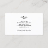 Dienst für Drohnenfotografie und Videografie Visitenkarte (Rückseite)