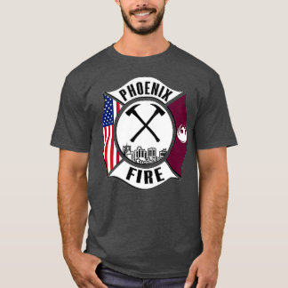 Dienst Phoenix Arizona Fire Rescue Department T-Shirt