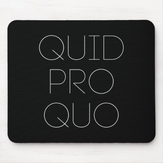 Dienst und Gegendienst Mousepad (Vorne)