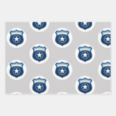 Dienstabzeichen der Strafverfolgung Geschenkpapier Set (Vorderseite 3)