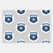 Dienstabzeichen der Strafverfolgung Geschenkpapier Set (Vorderseite 2)