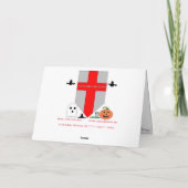 "Dienstag der 17." Hallowe’en Card Karte (Rückseite)