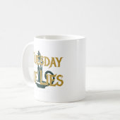 Dienstag der Lügen Kaffeetasse (Vorderseite Links)