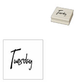 Dienstag Gummistempel (Stempel)