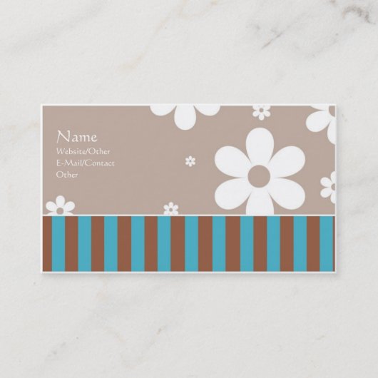 Dienstag Nachmittag Visitenkarte (Vorderseite)