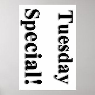 Dienstag Special Beauty Salon Poster