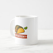 Dienstag Tacos Fiesta Splash Kaffeetasse (Vorderseite Links)