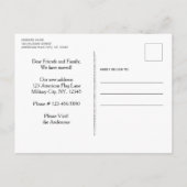 Dienstanrufe Militärische Bewegung bewegt sich bew Ankündigungspostkarte (Rückseite)