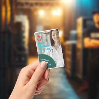 Dienstausweis für Mitarbeiter im professionellen m Ausweis