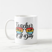 Dienstbefreiung letzter Schulsommertag Kaffeetasse (Links)