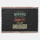 Dienstbezeichnung des Botschafters Decke (Vorderseite)