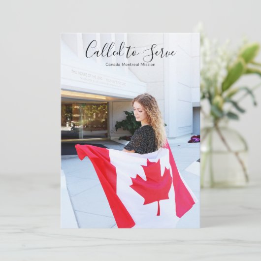 Dienstbouncement Einladung (Stehend Vorderseite)