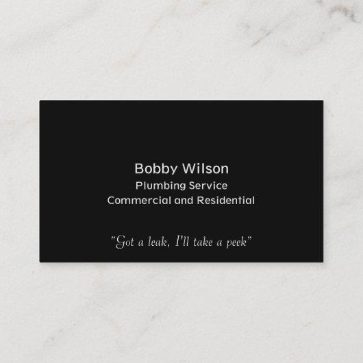 Dienstchrome-Design des Warrior-Auftragnehmers Visitenkarte (Rückseite)