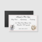 Dienste für Kinder und Welpen Magnetkarte (Vorne/Hinten)