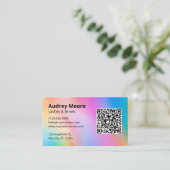 Dienste für Lash und Brows Visitenkarte (Stehend Vorderseite)