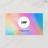 Dienste für Lash und Brows Visitenkarte (Rückseite)