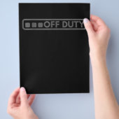 Dienstfertiger Perfekt für die Strafverfolgung dur Flyer (Hand)