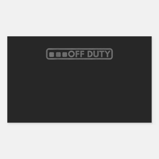 Dienstfertiger Perfekt für die Strafverfolgung dur Rechteckiger Aufkleber (Vorderseite)