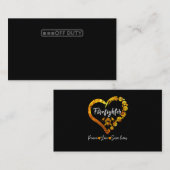 Dienstfertiger Perfekt für die Strafverfolgung dur Terminkarte (Vorne/Hinten)