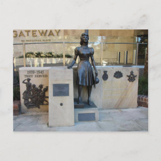 Dienstfrauen-Gedenkkarte des Zweiten Weltkriegs Postkarte