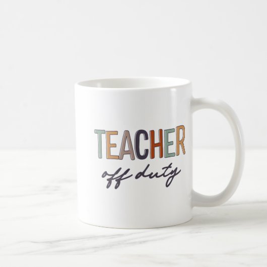 Dienstfrei letzter Schultag Kaffeetasse (Rechts)