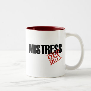 DIENSTFREIE GELIEBTE ZWEIFARBIGE TASSE