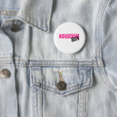 Dienstfreie Hausfrau (Rosa) Button (Beispiel)
