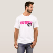 Dienstfreie Hausfrau (Rosa) T-Shirt (Vorne ganz)