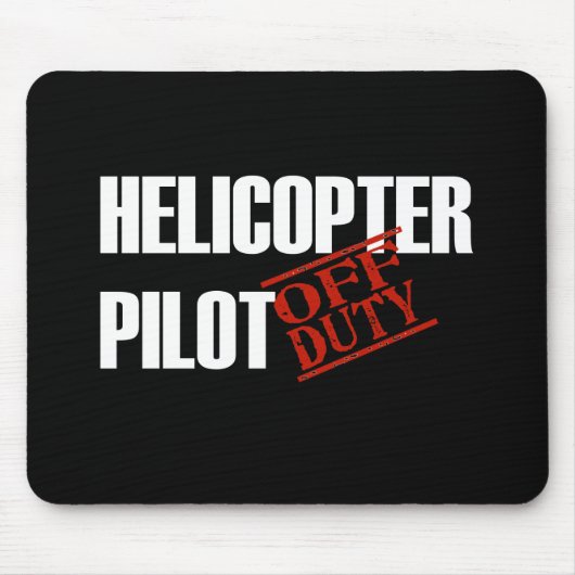 DIENSTFREIE HUBSCHRAUBER-PILOTdunkelheit Mousepad (Vorne)